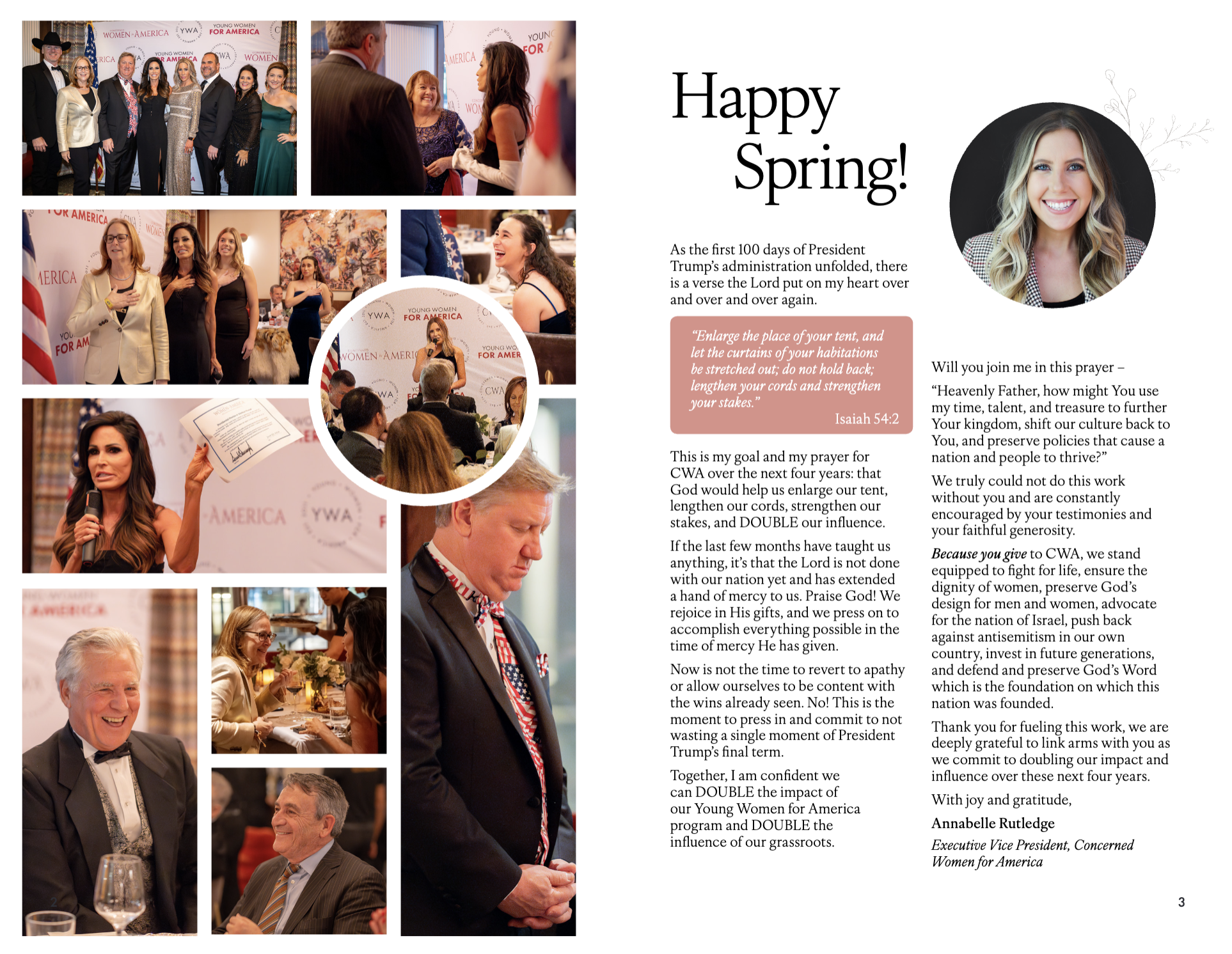 Concerned Women for America Spring 2025 Interior Pages